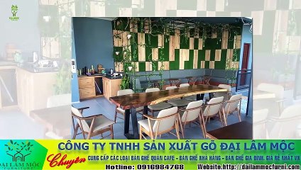 MẪU BÀN GHẾ CAFE ĐỘC ĐÁO 2020
