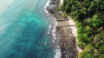 Beautiful view drone footage