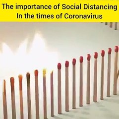 How Social Distance can save our lives?
