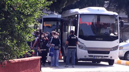 FETÖ operasyonunda yakalanan 21 eski polis adliyeye sevk edildi - BALIKESİR
