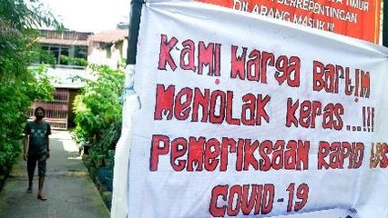 Wajar Warga Tolak Rapid Test