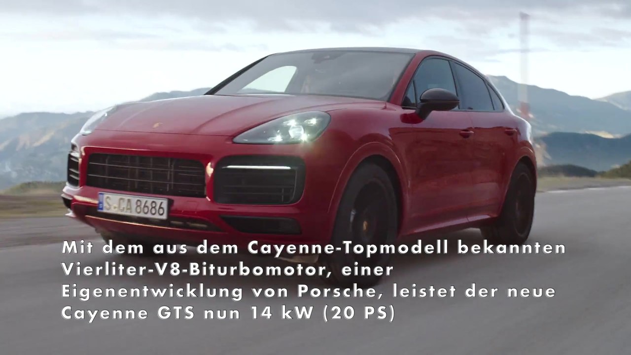 SUV-Duo mit sportlicher Abstimmung - die neuen Porsche Cayenne GTS-Modelle