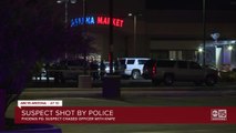 Officer shoots suspect after allegedly threatening to stab people