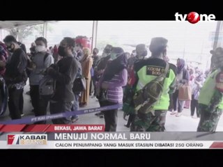 Hanya 250 Penumpang yang Boleh Masuk Stasiun Bekasi