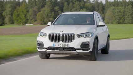 The new BMW X5 PHEV Driving in the country