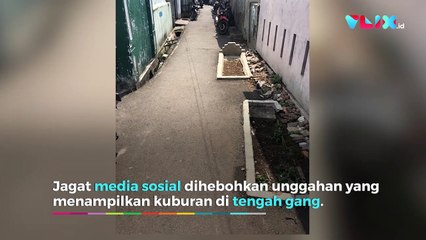 Geger! Kuburan di Tengah Gang Warga