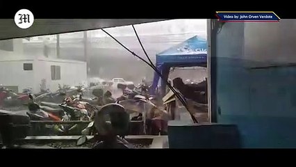 WATCH: Heavy downpour in Kamuning, Quezon City