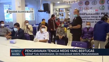 Télécharger la video: IDI Makassar Minta Polisi Dan TNI Jaga Keamanan Tenaga Medis