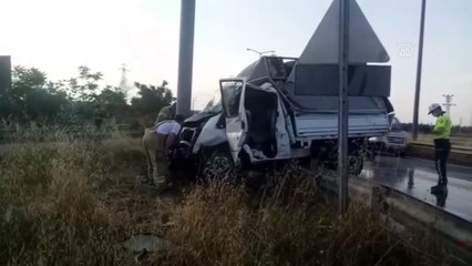 Silivri'de trafik kazası : 1 ölü, 1 yaralı - İSTANBUL