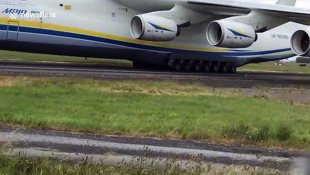 World's largest plane lands at Irish airport to deliver PPE to combat COVID-19