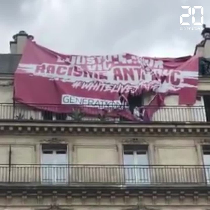 Violences policières: La manifestation bloquée puis perturbée par des militants identitaires