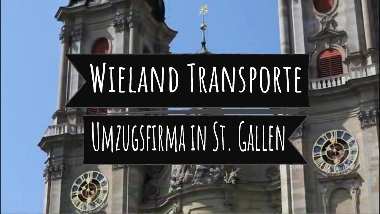 Vertrauen Sie Ihren Umzügen Wieland Transporte  - Umzugsfirma in St. Gallen an | Mover St. Gallen 	+41 71 588 02 14