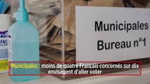 Municipales : moins de quatre Français concernés sur dix envisagent d'aller voter