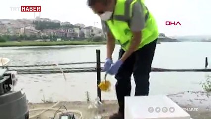Bakanlık harekete geçti: Haliç'ten numune alındı