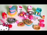Play Doh Hello Kitty XOXO Baking Fun Set Donuts Patisserie  キャラクター練り切り ハローキティ  Kitchen Baking Toy