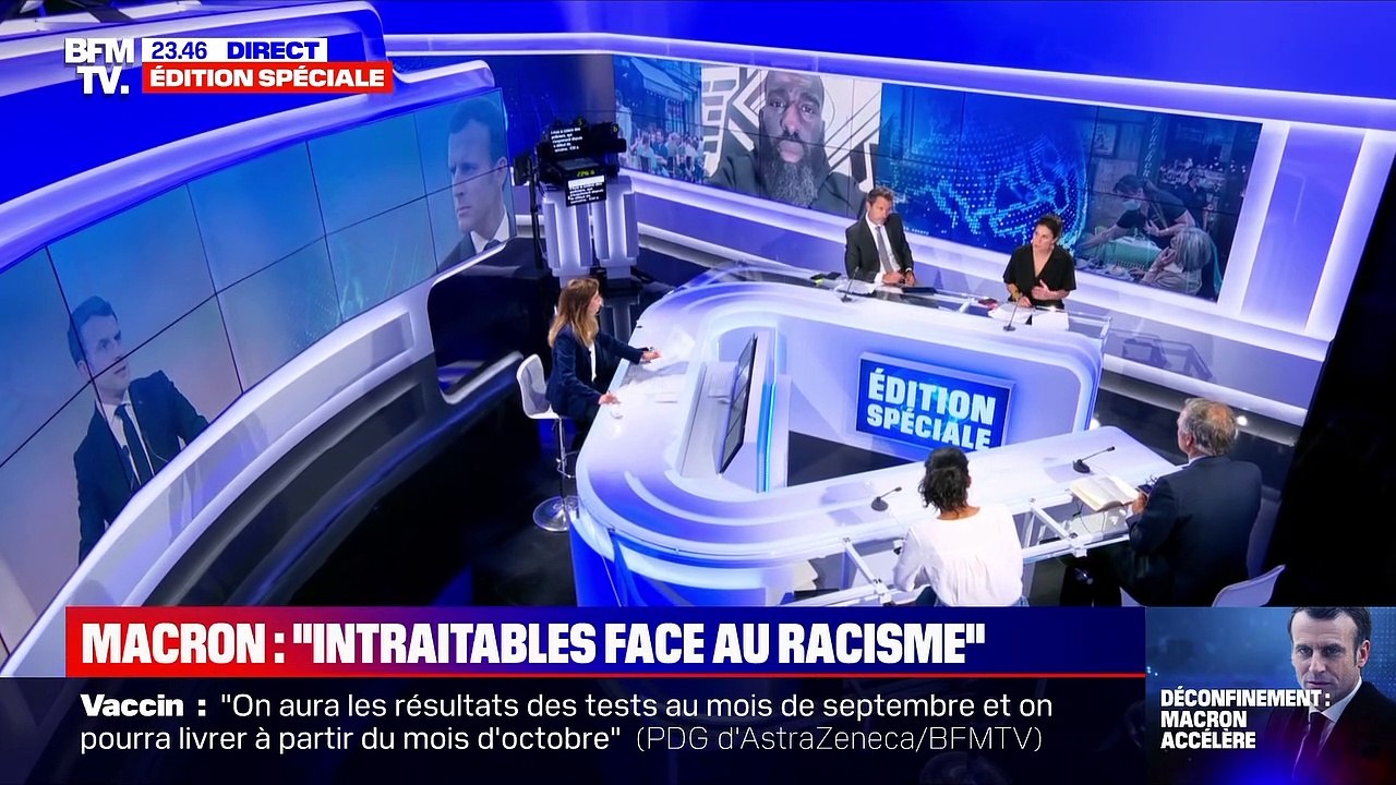 Macron: "Intraitables face au racisme" - 14/06