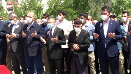 Deprem şehidi, güvenlik korucusu son yolculuğuna uğurlandı