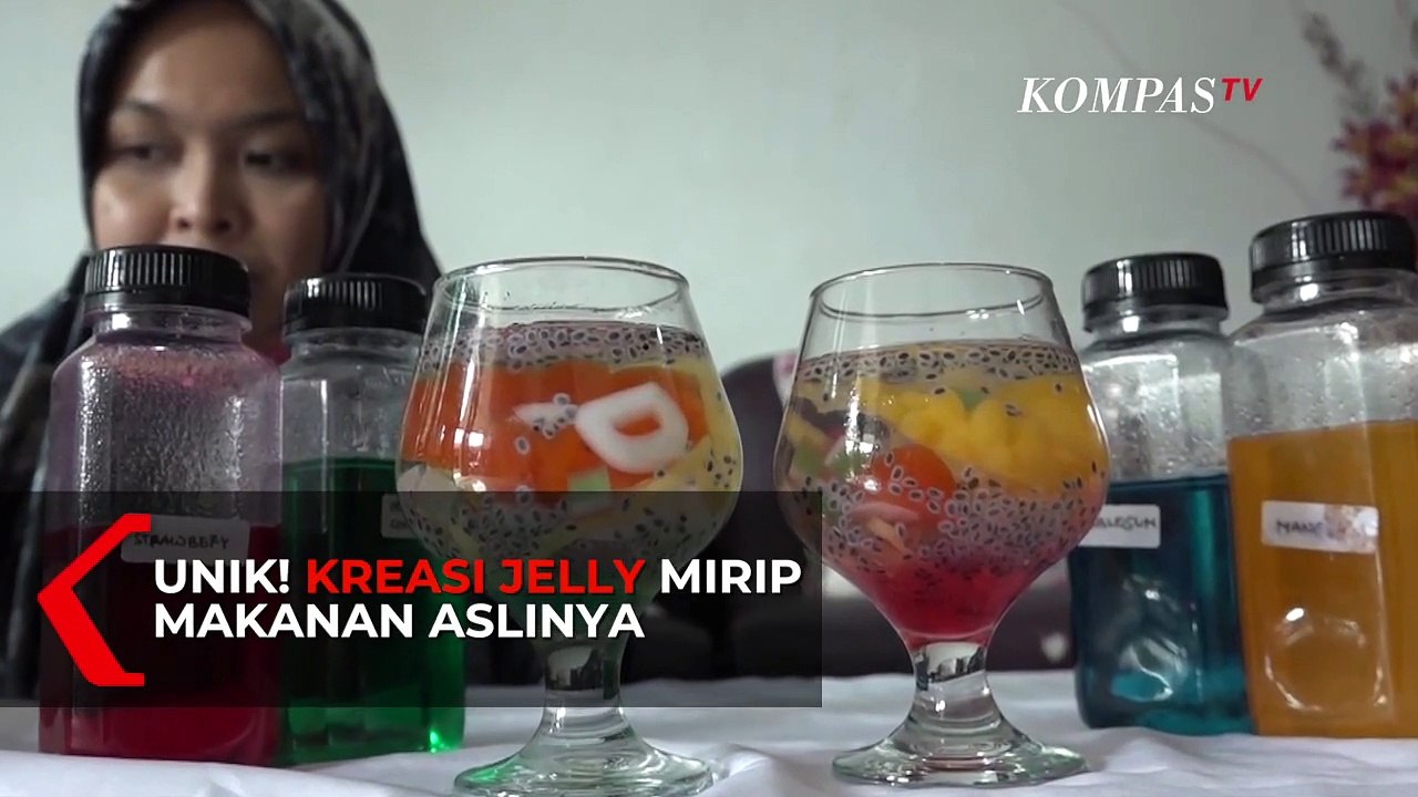 Unik! Kreasi Jelly Bentuk Bakso dan Mie Goreng, Mirip Makanan Aslinya