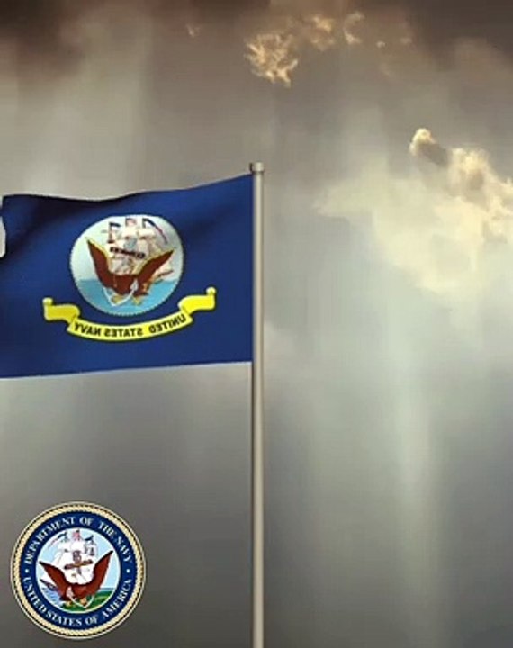 U. S. Navy flag and anthem - vocal 