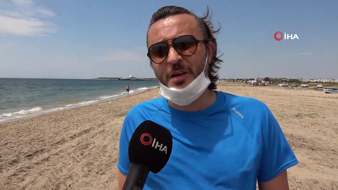Geyikli’de sahiller boş kaldı