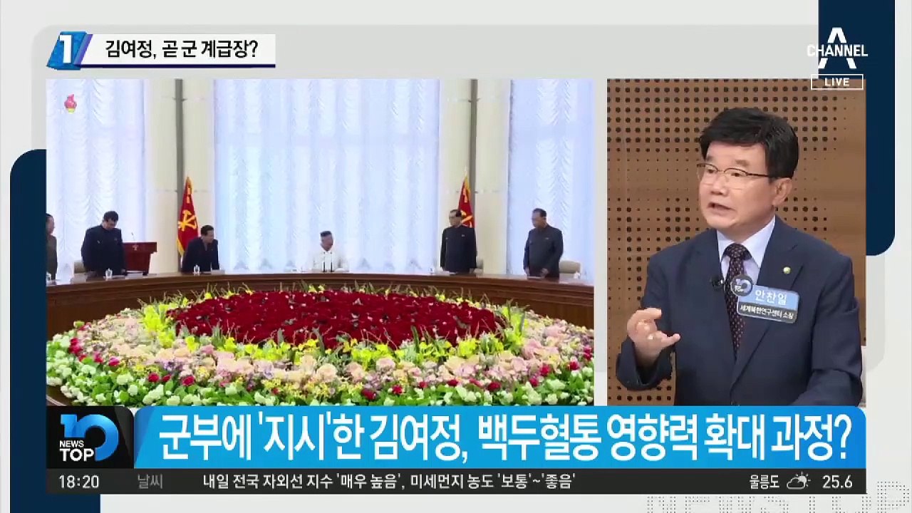김여정, 곧 군 계급장?