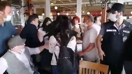 HDP Milletvekili Musa Piroğlu, kadın polise saldırdı