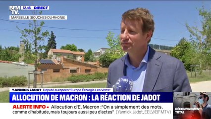 Yannic Jadot: "Le Président a fait un discours de plus, encore, mais toujours pas d'acte"