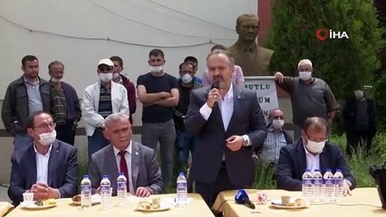 Büyükşehir afet mağduru köylünün yanında