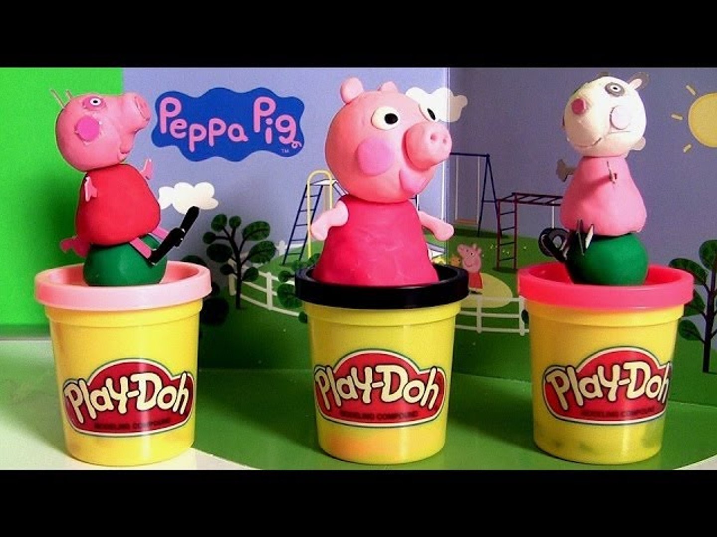 Peppa Pig Clay Buddies Learn to Make Nickelodeon Peppa Suzy Sheep with Play  Doh Plastilina - video Dailymotion