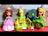 Sofia the First Princesita Amber Peacock and Castle Playset Disney Princess Dolls with Cookie Monster