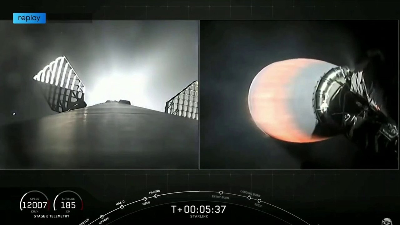 Ovnis en misión Space X