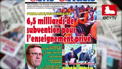 REVUE DE PRESSE CAMEROUNAISE DU 15 JUIN 2020