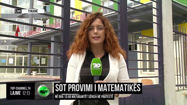 Sot provimi i matematikës/ Në orë 13:00 maturantët sërish në protestë