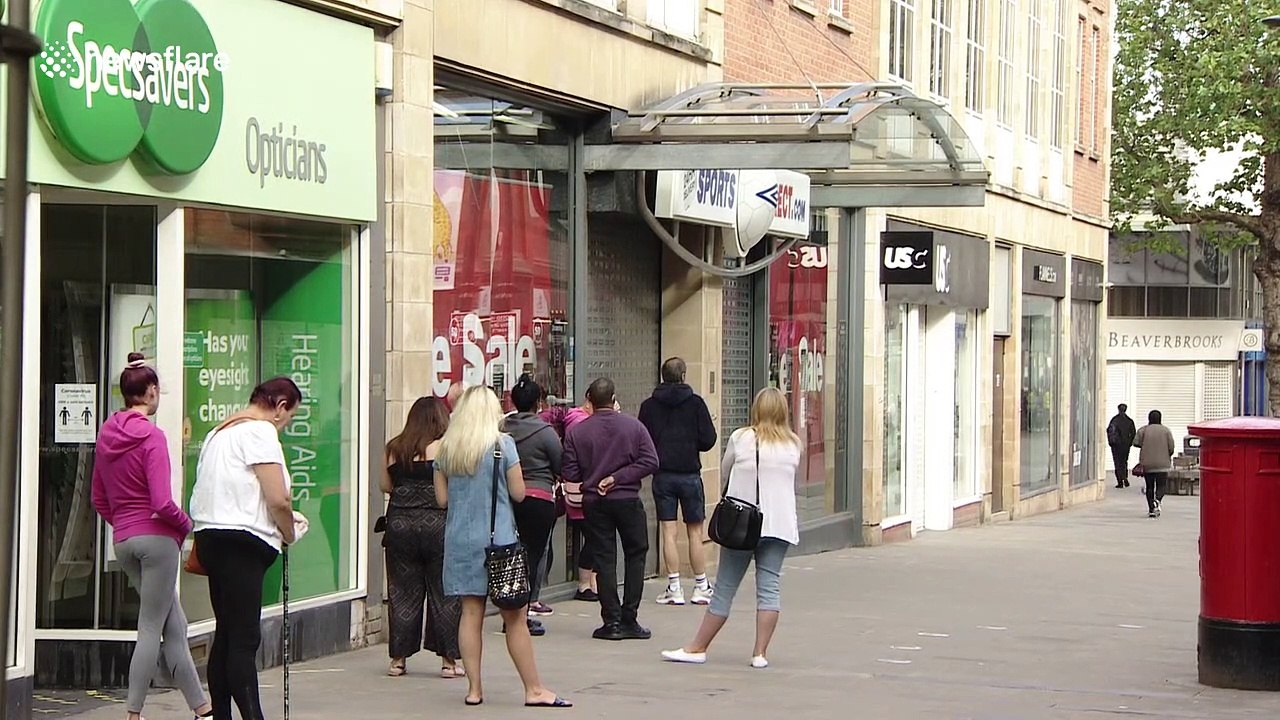 'It's time to get back to normal now': Shoppers in Swindon out in force as England's stores reopen