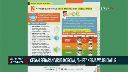 Cegah Sebaran Corona, Perusahan Diwajibkan Terapkan Kerja 2 Shift Per Hari