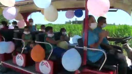 Mevsimlik tarım işçilerinin çocuklarına sürpriz etkinlik - MERSİN