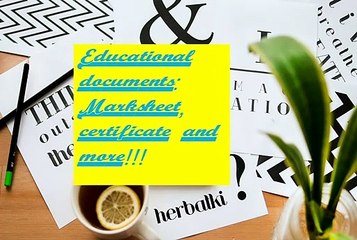 educational documents for study visa