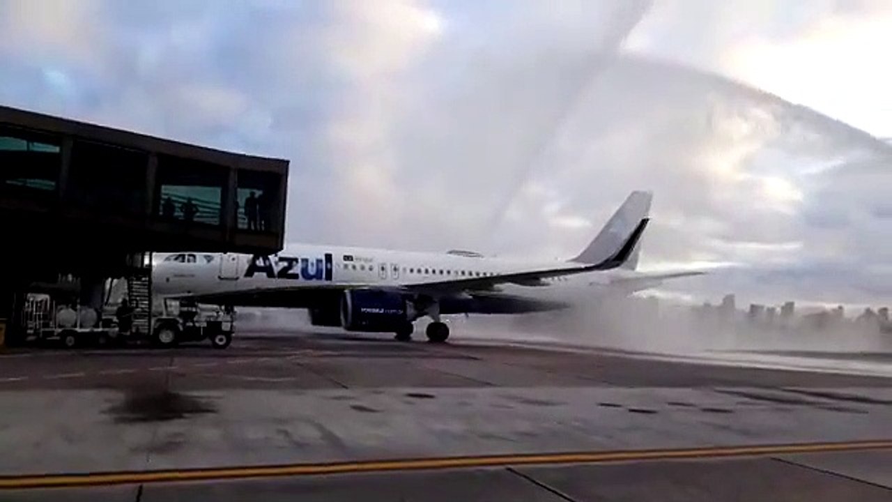 A Azul Linhas Aéreas retomando operações em Congonhas