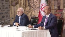 Çavuşoğlu - Zarif basın toplantısı - İran Dışişleri Bakanı Zarif -  İSTANBUL