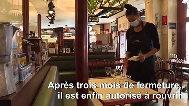 Restaurants parisiens: derniers préparatifs avant réouverture
