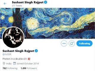 Sushant Singh Rajput's Twitter cover picture- a hint to commit Suicide?