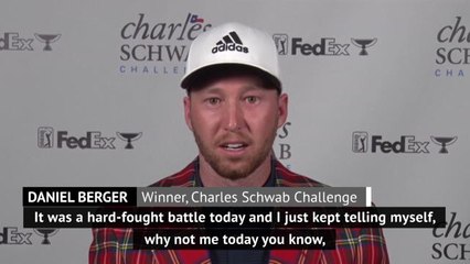 Berger 'excited' after tense PGA Tour finish