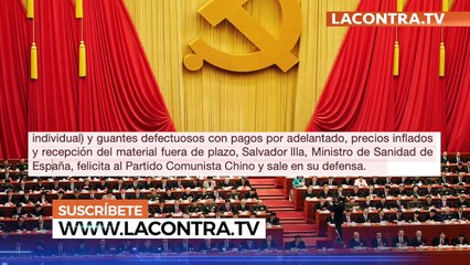 El Gobierno español agradece la “eficiencia” del Partido Comunista Chino ante el coronavirus