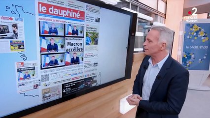 L’allocution du président Macron, à la une de la presse quotidienne régionale