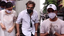 Sushant Singh Rajput funeral: Vivek Oberoi, Rajkummar Rao & Ranvir Shorey | FilmiBeat