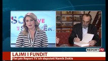 Report TV - Largimi nga jeta e Moikom Zeqos, në lidhje telefonike politikani Namik Dokle