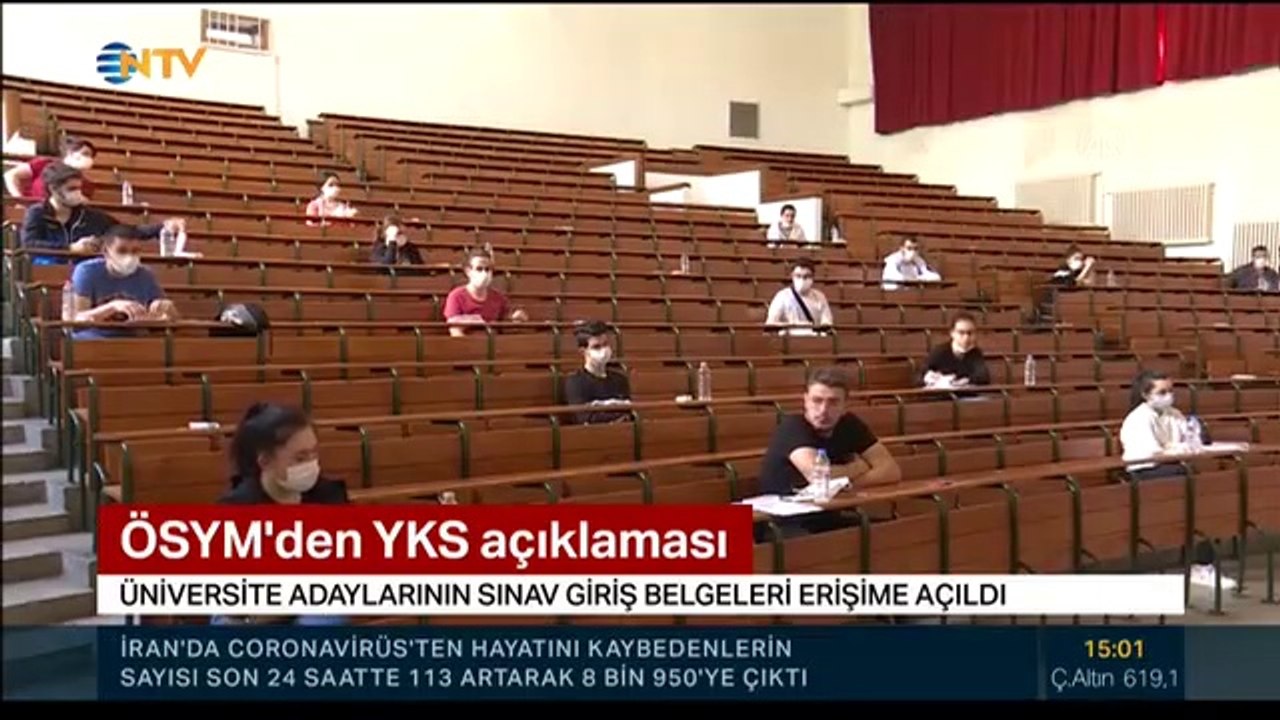 YKS sınav giriş yerleri açıklandı! 2020 ÖSYM YKS sınav giriş belgesi sorgulama ve öğrenme
