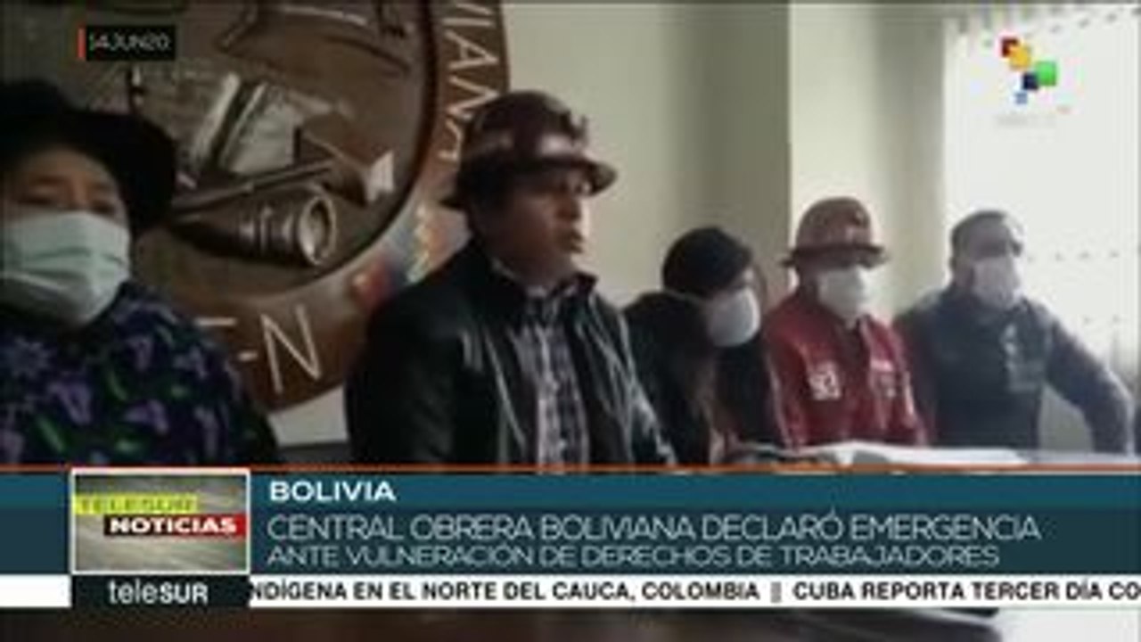 Central Obrera Boliviana denuncia vulneración de sus derechos