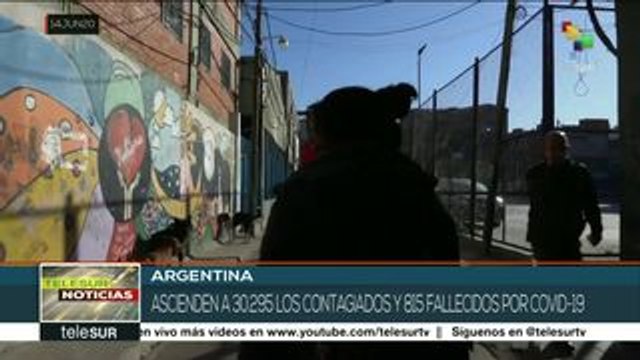 Argentina supera los 30 mil contagios y suma 815 muertes por Covid-19
