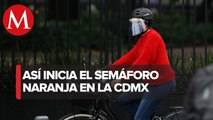 Hoy inicia transición de semáforo rojo a naranja en CdMx